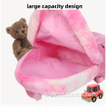 Long ear plush children's backpack